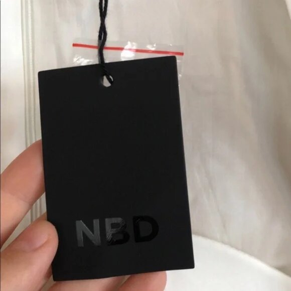 NBD 4Fia Long Sleeve Top in White, NWT, Size XS - Picture 7 of 7